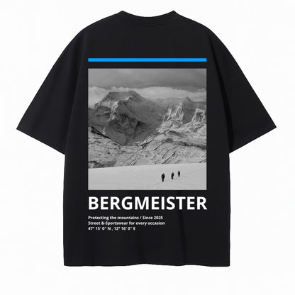 'EXPLORER' OVERSIZED T-SHIRT BLACK & BLUE