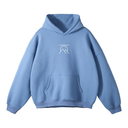 'BERGMEISTER' OVERSIZED HOODIE LIGHT BLUE