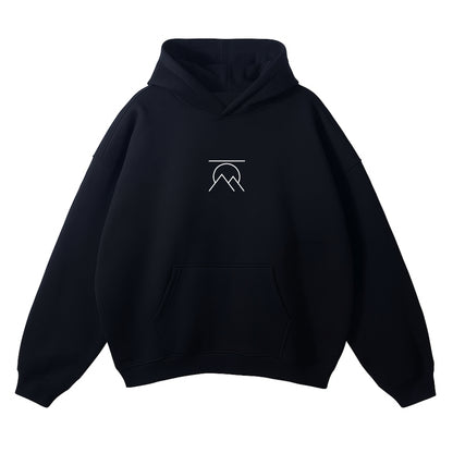 'BERGMEISTER' OVERSIZED HOODIE BLACK