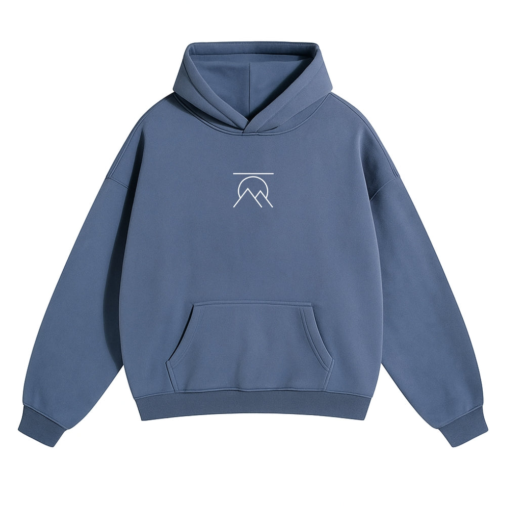 'BERGMEISTER' OVERSIZED HOODIE DARK BLUE