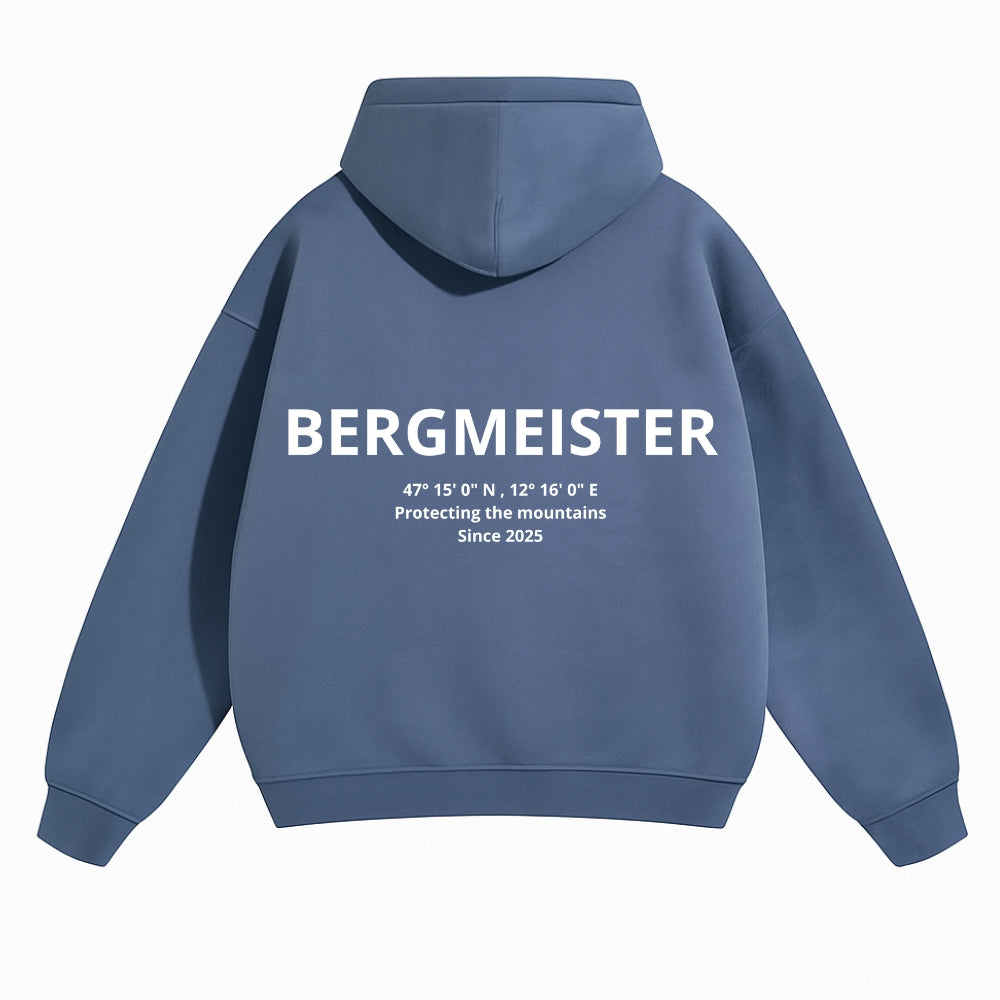 'BERGMEISTER' OVERSIZED HOODIE DARK BLUE