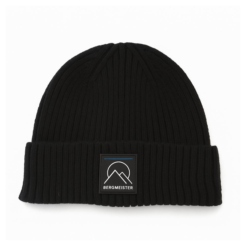 RIBBED BEANIE BLACK