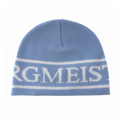 HEAD TOQUE BEANIE BLUE & WHITE