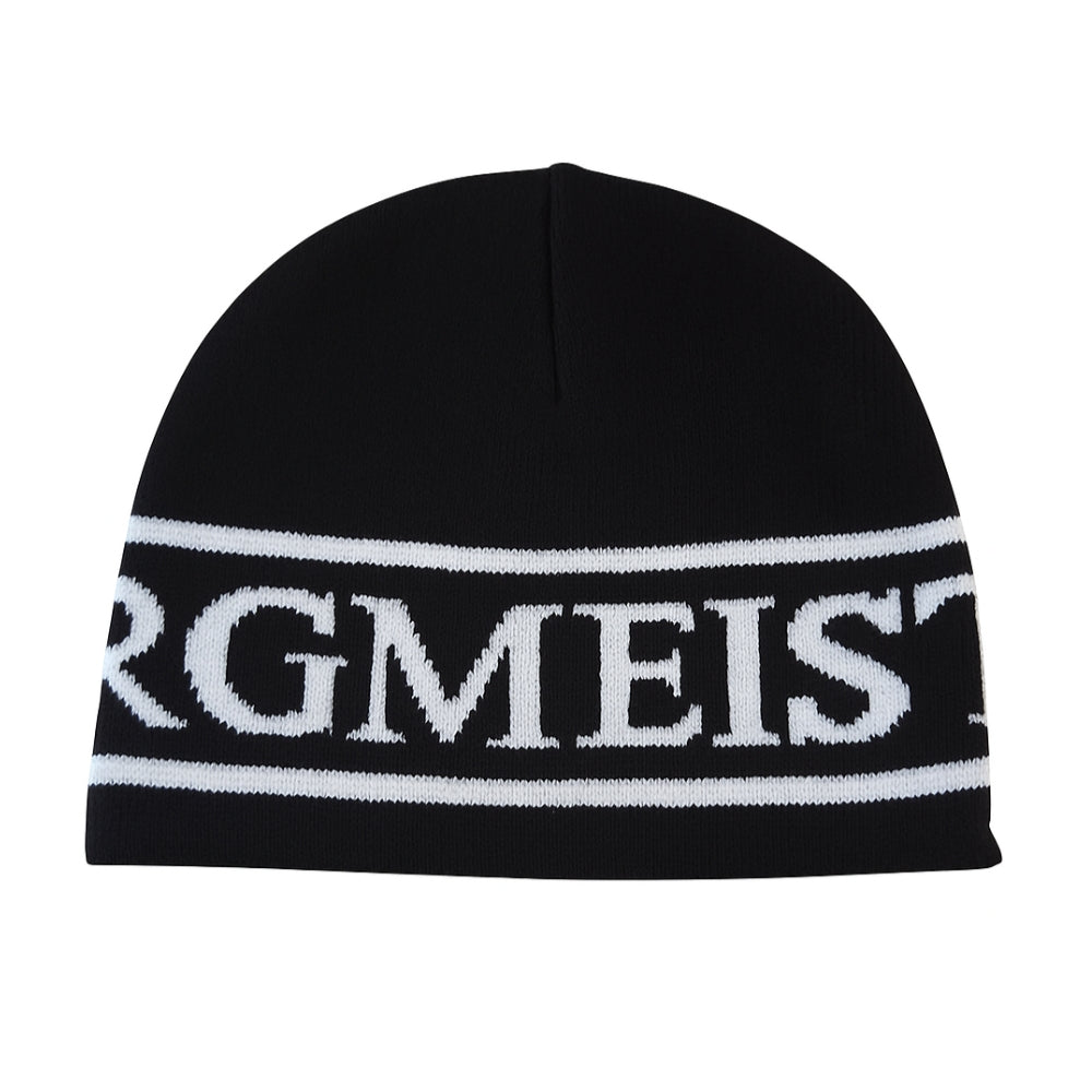 HEAD TOQUE BEANIE BLACK & WHITE